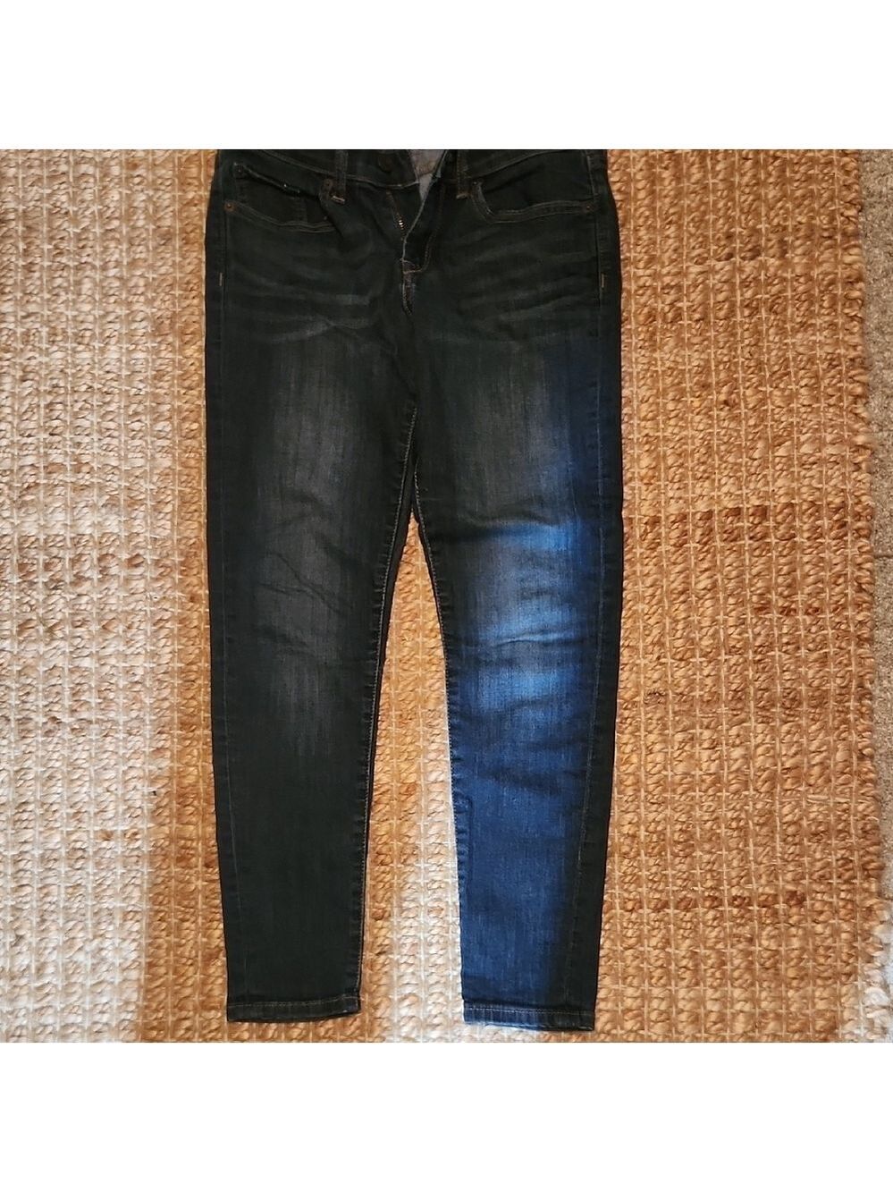 Banana Republic Blue Skinny Jeans with Authentic Fading